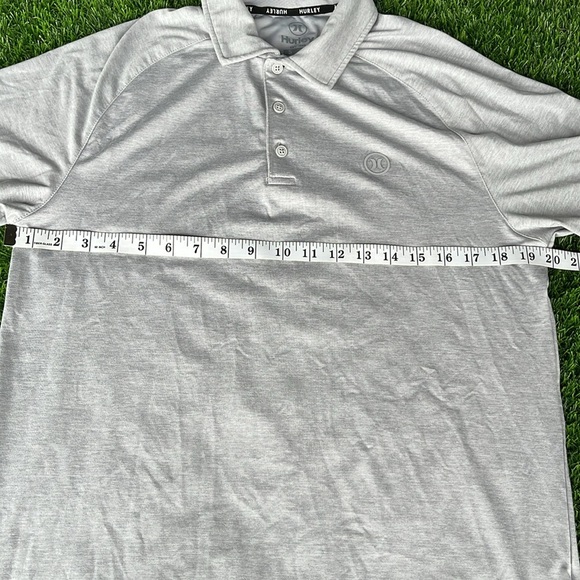 HURLEY Gray Men’s Polo Shirt size small - Picture 3 of 6